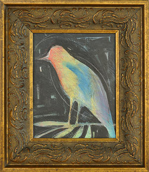 bird in gilded frame