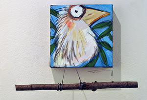 one of the small bird on branch series