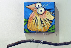 one of the small bird on branch series