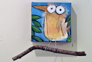 one of the small bird on branch series