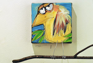 one of the small bird on branch series