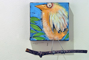 one of the small bird on branch series