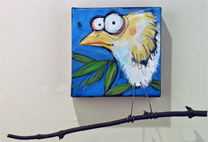 one of the small bird on branch series