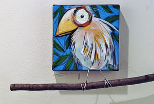 one of the small bird on branch series