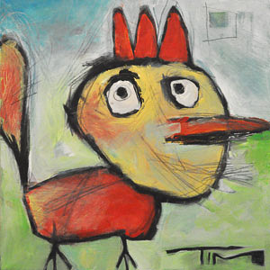 rooster as seen by child