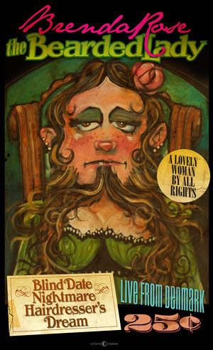 bearded lady poster