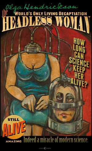 headless woman poster