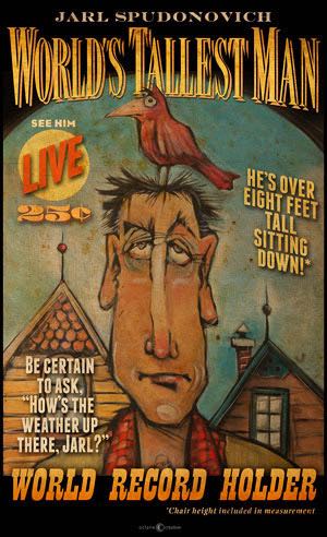 world's tallest man poster