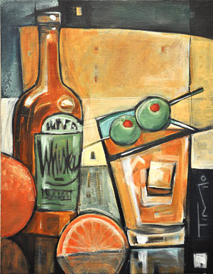 old fashioned sweet  with olives