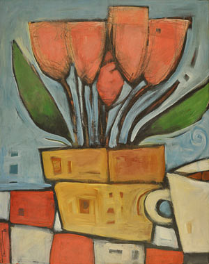 tulips and coffee